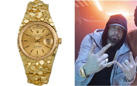 eminem rolex story|Eminem watch throwback.